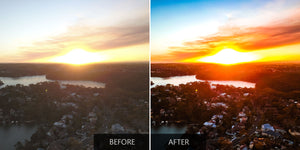 Sunset Colors From Drone - Lightroom - Pilot Presets