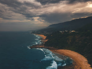 Cape Horn on a stormy day - beautiful stock photo of Australian coastline