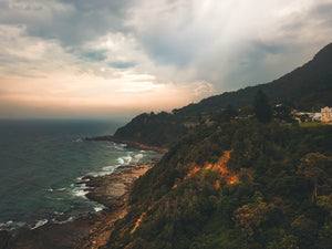 Moody shot of the sunrise at Clifton, NSW - Free Stock Image