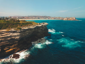 Aerial shot of Mackenzies Point and Ben Buckler in the distance - Free Stock Image