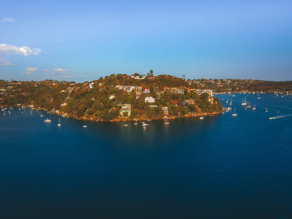 Luxury waterfront houses at Seaforth Bluff - Sydney, Australia - Free Stock Photo