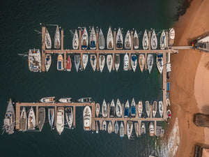 Middle Harbour Yacht Club Marina - Drone Shot - Free Image
